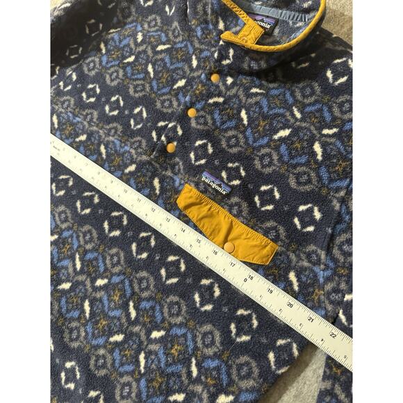 Patagonia Synchilla Snap-T Mens Tundra Cluster Fleece Sweater Sz Medium - Picture 3 of 5